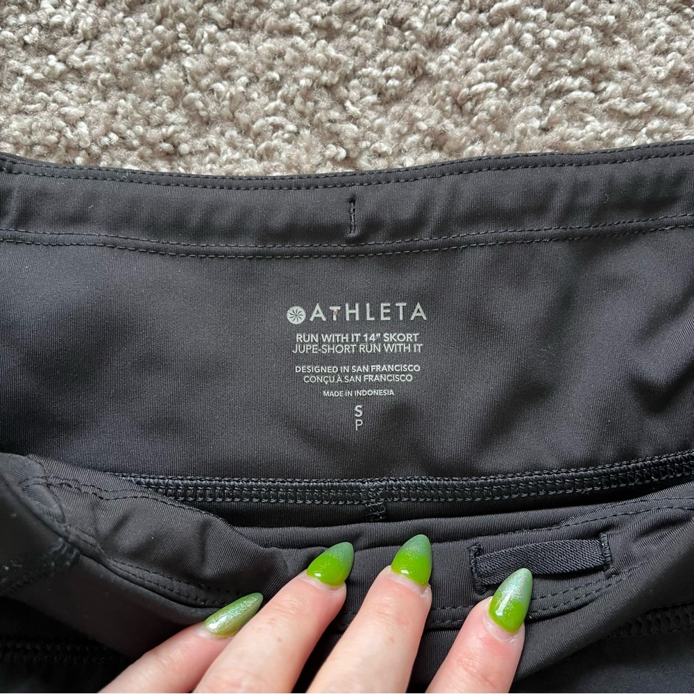NWOT Women's Athleta Athletic Skirt in Black size Small Petite - Picture 4 of 8